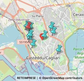 Mappa Via Campania, 09121 Cagliari CA, Italia (1.45167)