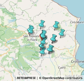 Mappa E846, 88833 Caccuri KR, Italia (8.69)