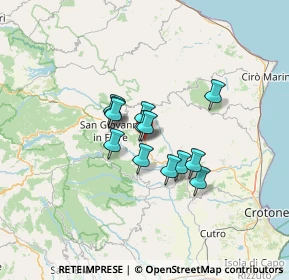 Mappa E846, 88833 Caccuri KR, Italia (9.41923)