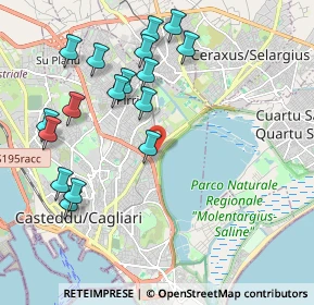 Mappa Viale Marconi, 09129 Cagliari CA, Italia (2.40882)