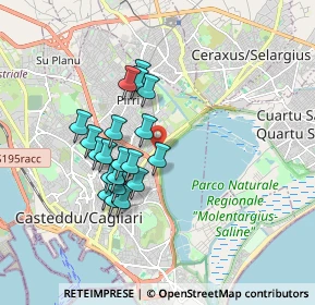 Mappa Viale Marconi, 09129 Cagliari CA, Italia (1.613)