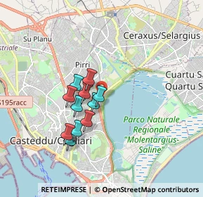 Mappa Viale Marconi, 09129 Cagliari CA, Italia (1.45727)