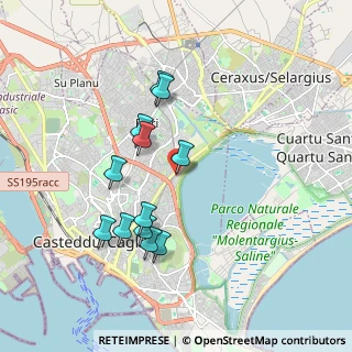 Mappa Viale Marconi, 09129 Cagliari CA, Italia (1.8725)