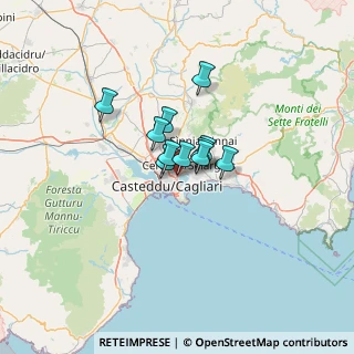 Mappa Viale Marconi, 09129 Cagliari CA, Italia (7.51455)