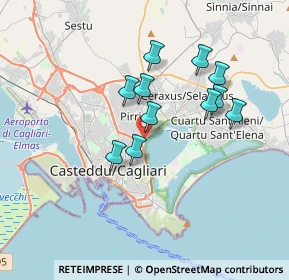 Mappa Viale Marconi, 09129 Cagliari CA, Italia (3.28727)