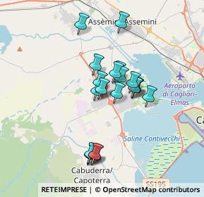 Mappa Zone Industriale Macchiareddu Quinta Strada Traversa, 09032 Assemini CA, Italia (3.162)