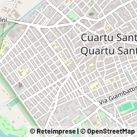 Mapa Quartu Sant'Elena