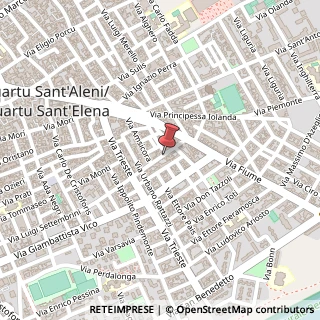 Mappa Via Manno, 18, 09045 Quartu Sant'Elena, Cagliari (Sardegna)