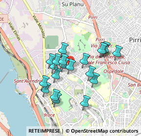 Mappa Via Buggerru, 09121 Cagliari CA, Italia (0.8065)