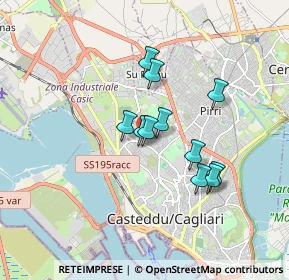 Mappa Via Buggerru, 09121 Cagliari CA, Italia (1.43727)