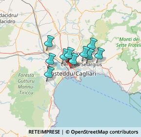 Mappa Via Buggerru, 09121 Cagliari CA, Italia (11.36545)