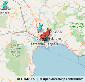 Mappa Via Buggerru, 09121 Cagliari CA, Italia (28.375)