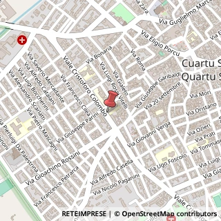 Mappa Viale C. Colombo, 61, 09045 Quartu Sant'Elena, Cagliari (Sardegna)