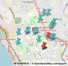 Mappa Via Monteponi, 09121 Cagliari CA, Italia (0.9485)