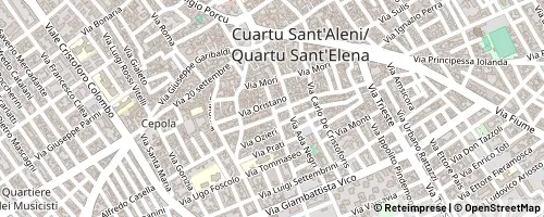 Mappa Quartu Sant'Elena