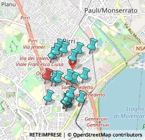 Mappa Via Evangelista Torricelli, 09134 Cagliari CA, Italia (0.7885)
