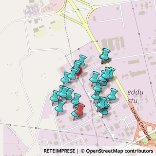 Mappa Quinta Strada, 09010 Uta CA, Italia (0.43571)
