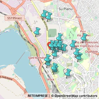 Mappa Via Buccari, 09122 Cagliari CA, Italia (0.88)