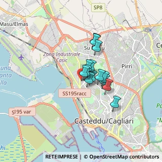 Mappa Via Buccari, 09122 Cagliari CA, Italia (1.11143)