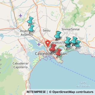 Mappa Via Buccari, 09122 Cagliari CA, Italia (7.23692)