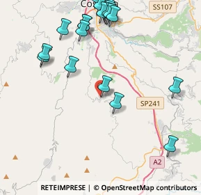 Mappa Via S. Francesco D'Assisi, 87045 Dipignano CS, Italia (5.518)