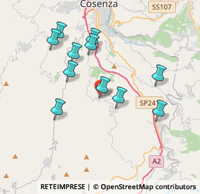 Mappa Via S. Francesco D'Assisi, 87045 Dipignano CS, Italia (3.85818)