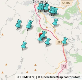 Mappa Via S. Francesco D'Assisi, 87045 Dipignano CS, Italia (4.205)