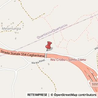 Mappa Via Fra Ponti, 09045 Quartu Sant'Elena, Cagliari (Sardegna)