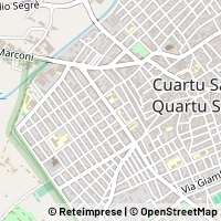 Kartta Quartu Sant'Elena