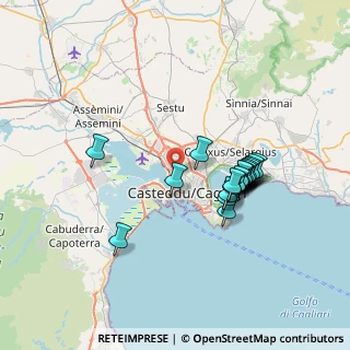 Mappa Via Montello, 09122 Cagliari CA, Italia (6.979)