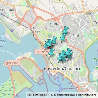 Mappa Via Montello, 09122 Cagliari CA, Italia (1.26)