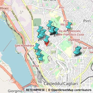 Mappa Via Monte Nero, 09122 Cagliari CA, Italia (0.839)