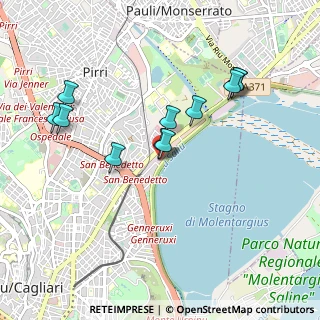 Mappa Via Giuseppe Mercalli, 09129 Cagliari CA, Italia (0.97636)