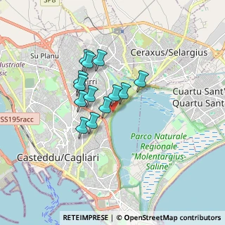 Mappa Via Giuseppe Mercalli, 09129 Cagliari CA, Italia (1.34308)