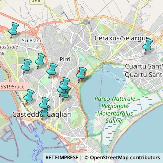 Mappa Via Giuseppe Mercalli, 09129 Cagliari CA, Italia (2.59833)