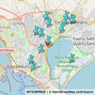 Mappa Via Giuseppe Mercalli, 09129 Cagliari CA, Italia (2.23214)