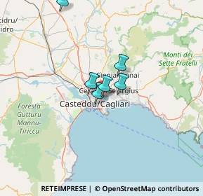 Mappa Via Giuseppe Mercalli, 09129 Cagliari CA, Italia (33.412)