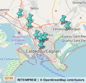Mappa Via Saverio Mattei, 09121 Cagliari CA, Italia (3.29455)