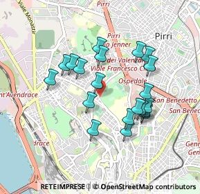 Mappa Via Saverio Mattei, 09121 Cagliari CA, Italia (0.886)