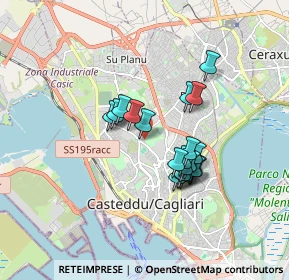 Mappa Via Saverio Mattei, 09121 Cagliari CA, Italia (1.4775)