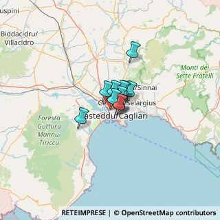 Mappa Via Monte Grappa, 09122 Cagliari CA, Italia (5.19167)
