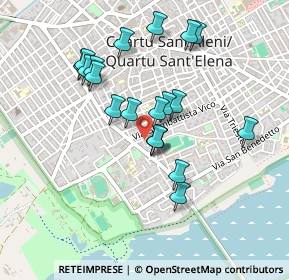 Mappa 7 Via Alfredo Panzini, 09045 Quartu Sant'Elena CA (0.445)