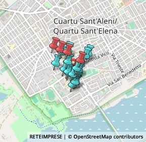 Mappa 7 Via Alfredo Panzini, 09045 Quartu Sant'Elena CA (0.207)