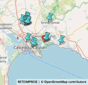 Mappa Viale della Musica, 09045 Quartu Sant'Elena CA, Italia (7.95118)