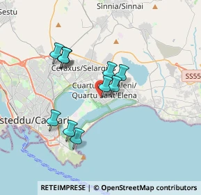 Mappa Via Santa Cecilia, 09045 Quartu Sant'Elena CA, Italia (3.29364)