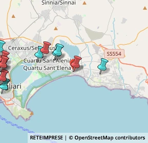 Mappa Via Melibodes, 09045 Quartu Sant'Elena CA, Italia (6.11429)