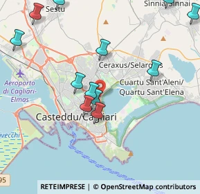 Mappa Mercalli, 09129 Cagliari CA, Italia (5.09583)