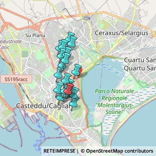 Mappa Mercalli, 09129 Cagliari CA, Italia (1.4845)