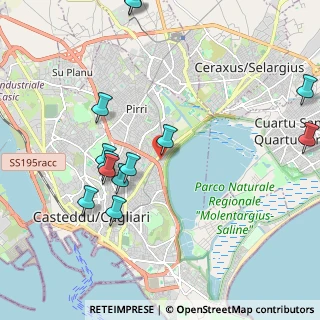 Mappa Mercalli, 09129 Cagliari CA, Italia (2.56923)