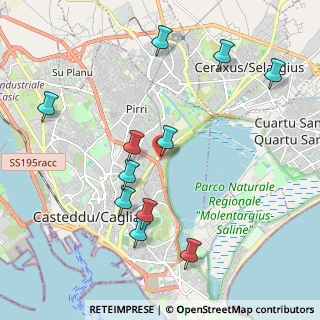 Mappa Mercalli, 09129 Cagliari CA, Italia (2.40455)